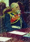 Boris Kustodiev Portrait of the Governor-General of Finland and member of State Council Nikolai Ivanovich Bobrikov. Study for the picture Formal Session of the State  oil painting reproduction